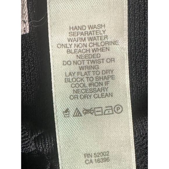 Liz Claiborne navy 3/4 sleeves knit sweater size Large - Picture 5 of 14